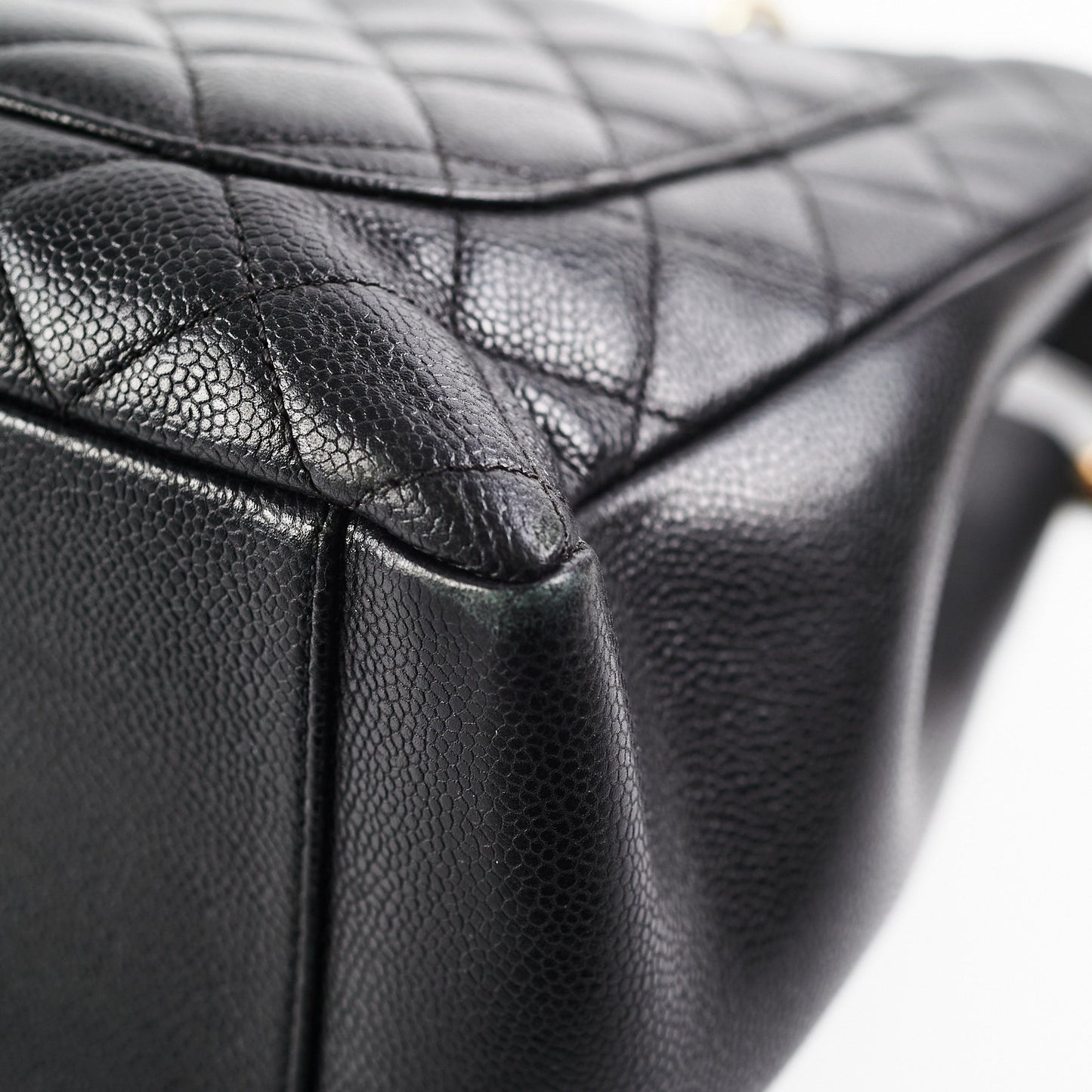 Chanel Black Caviar Grand Shopping Tote GST