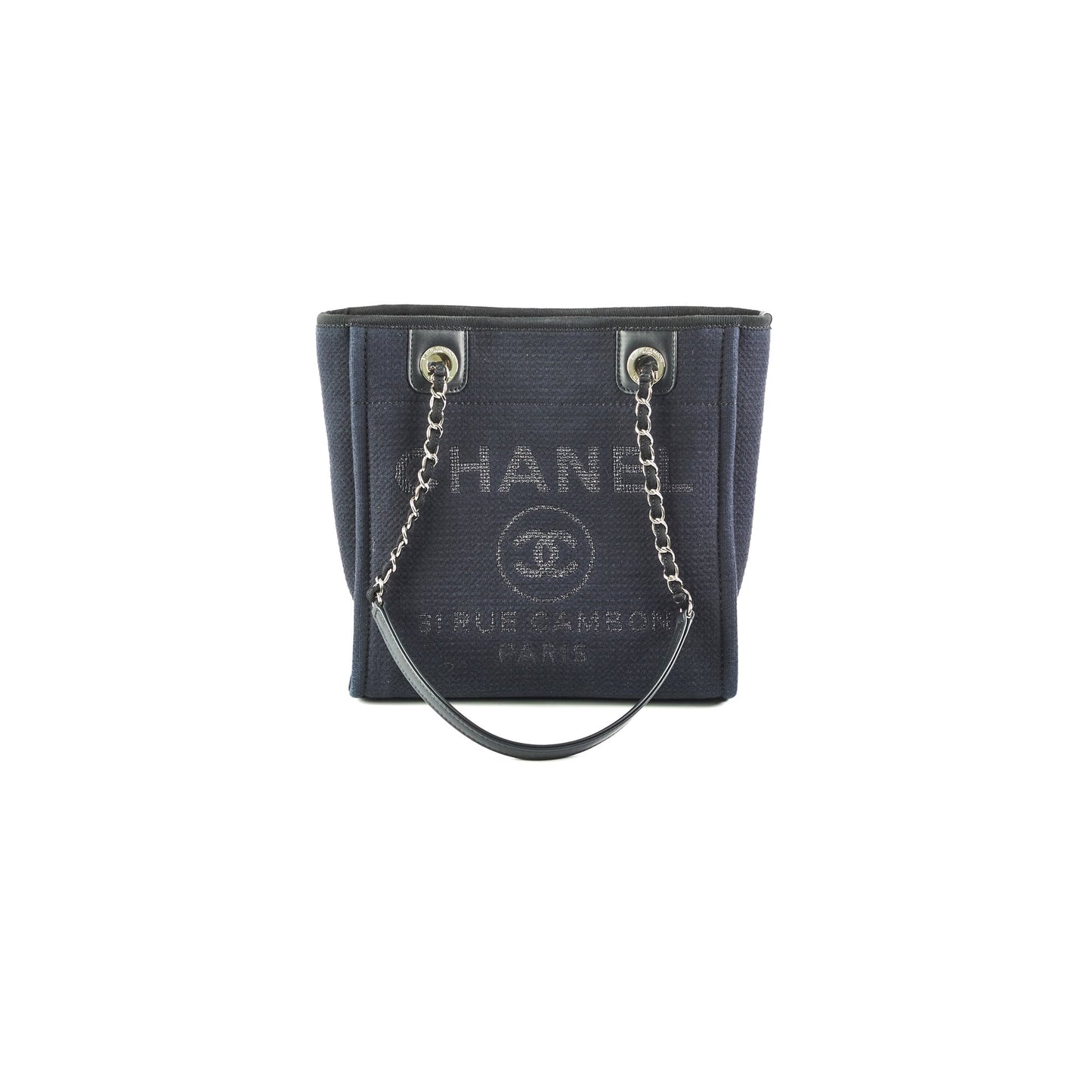 Chanel Deauville Small Navy Blue (Microchipped)
