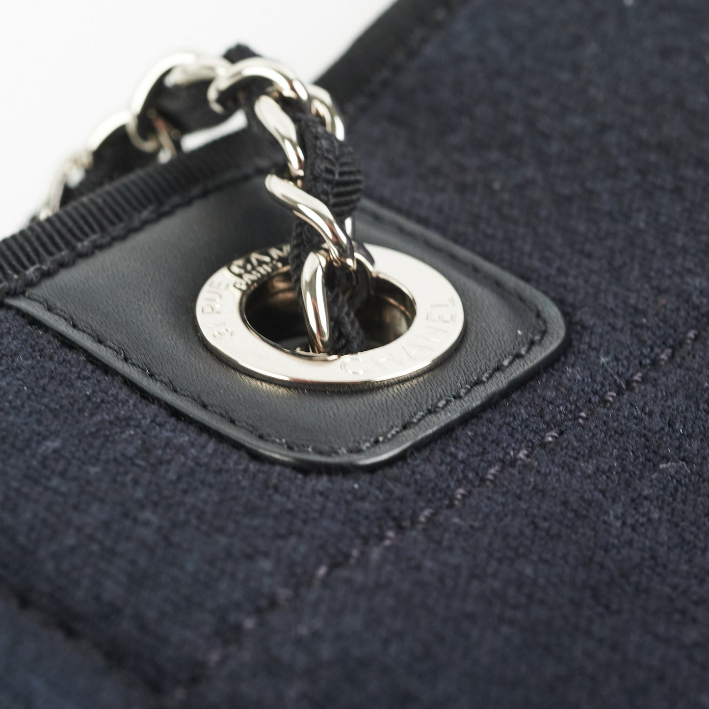 Chanel Deauville Small Navy Blue (Microchipped)