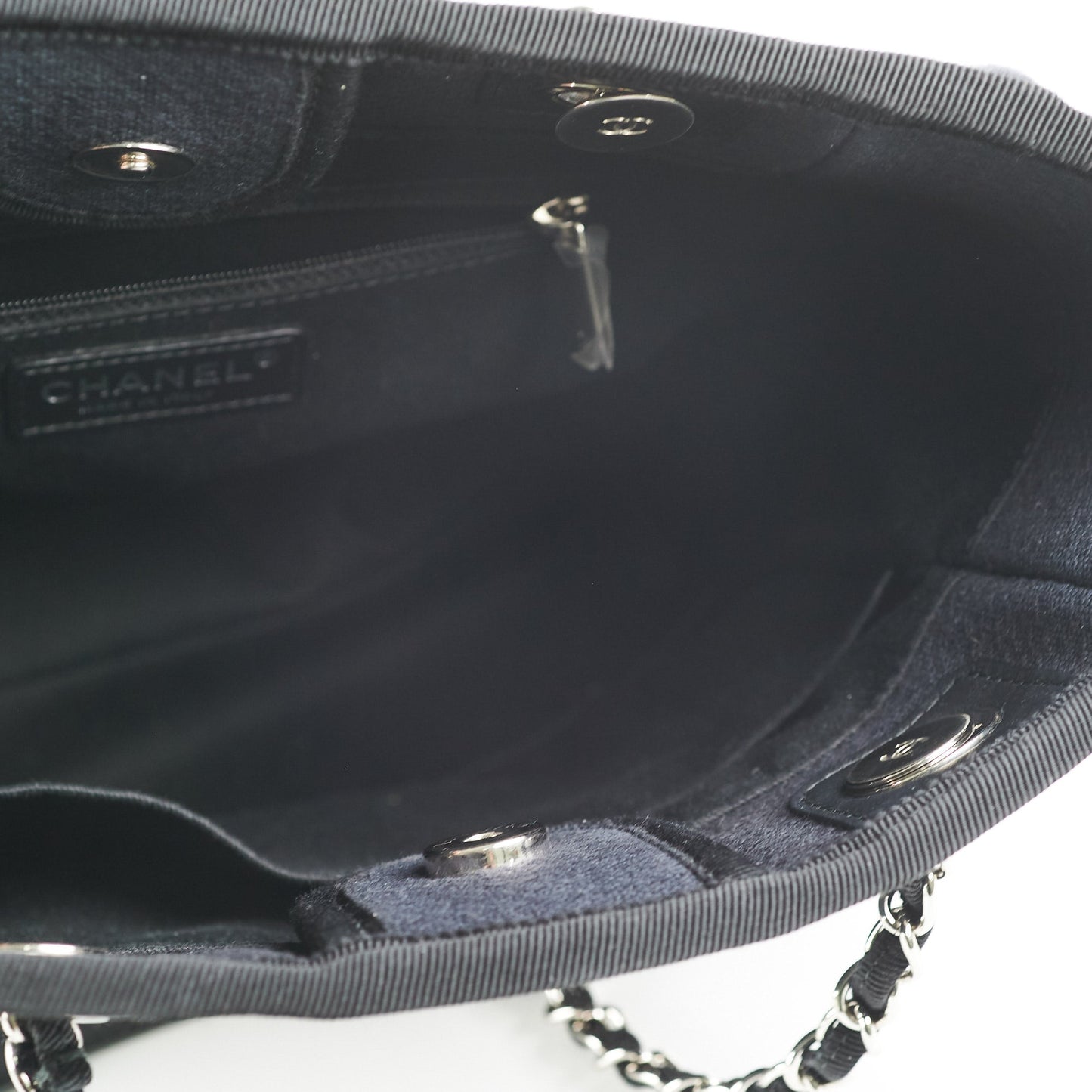 Chanel Deauville Small Navy Blue (Microchipped)