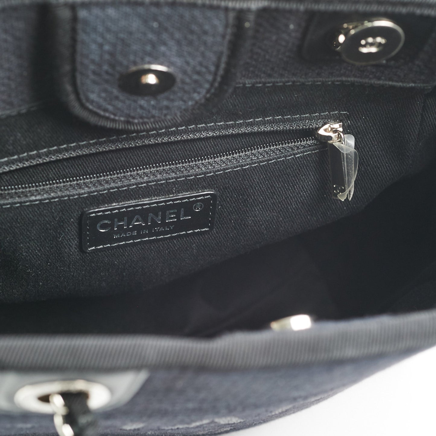 Chanel Deauville Small Navy Blue (Microchipped)