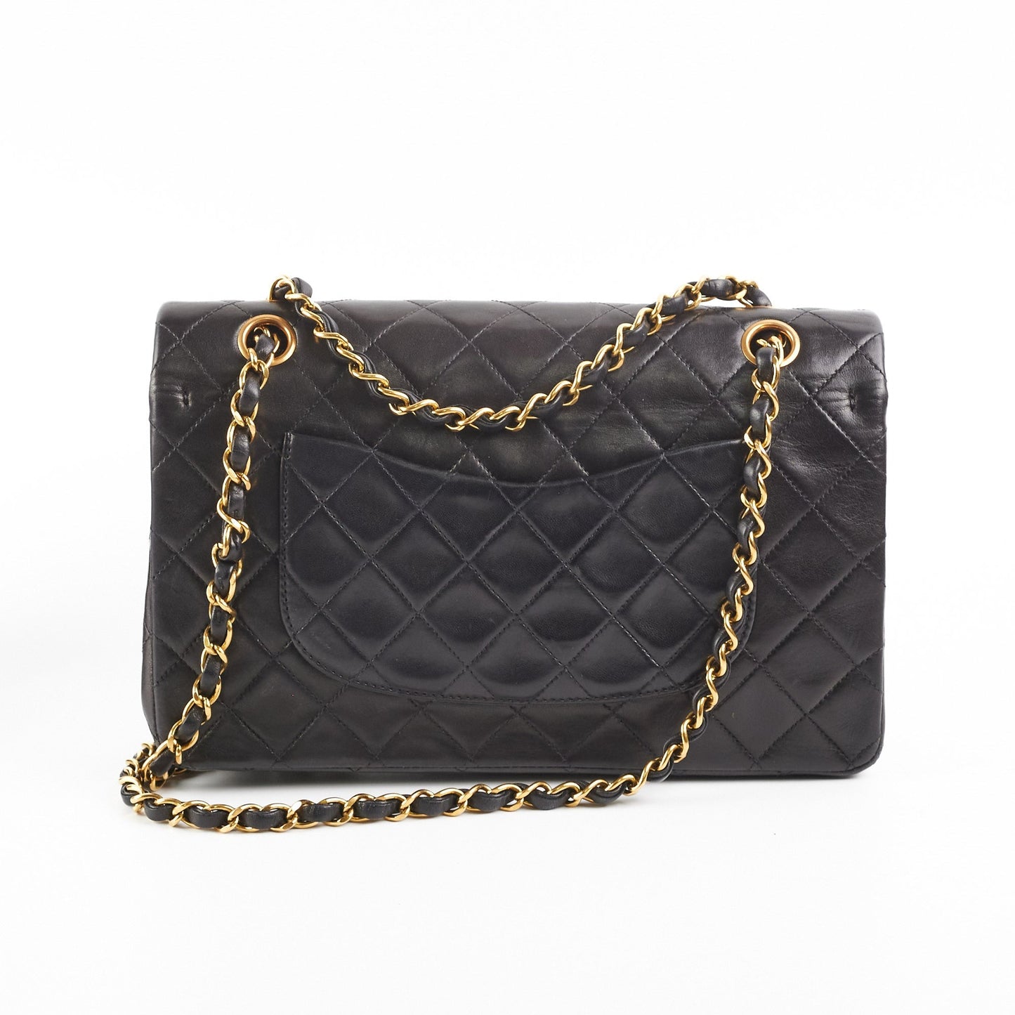 Chanel  Classic Medium/Large 24K Gold Black