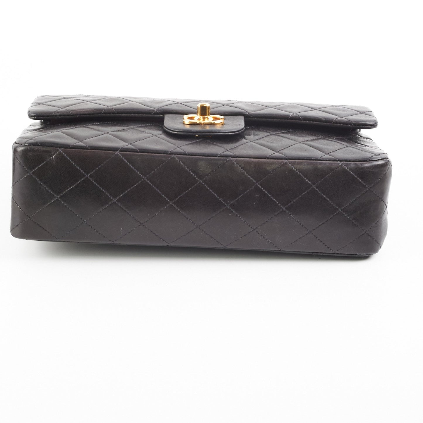 Chanel  Classic Medium/Large 24K Gold Black