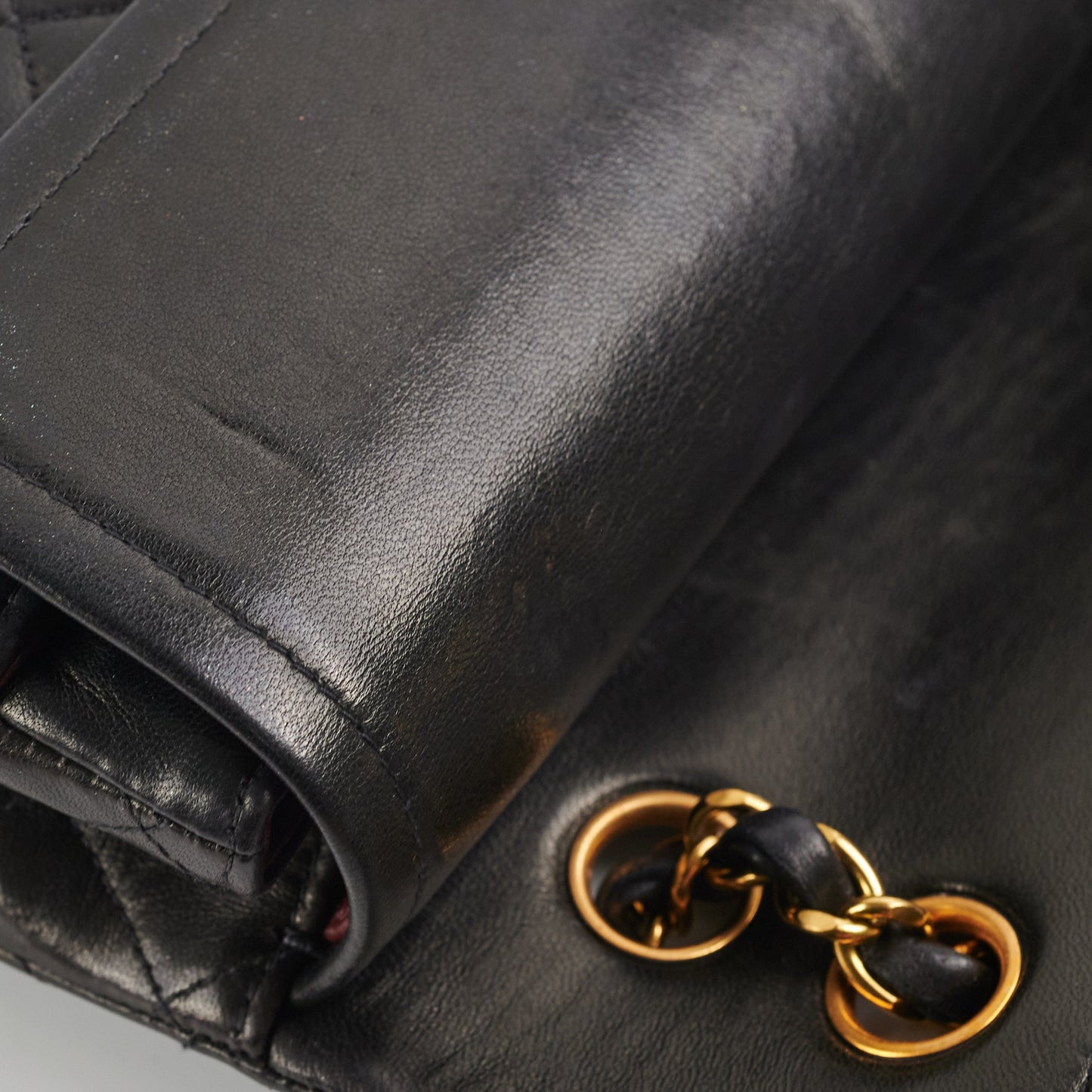 Chanel  Classic Medium/Large 24K Gold Black