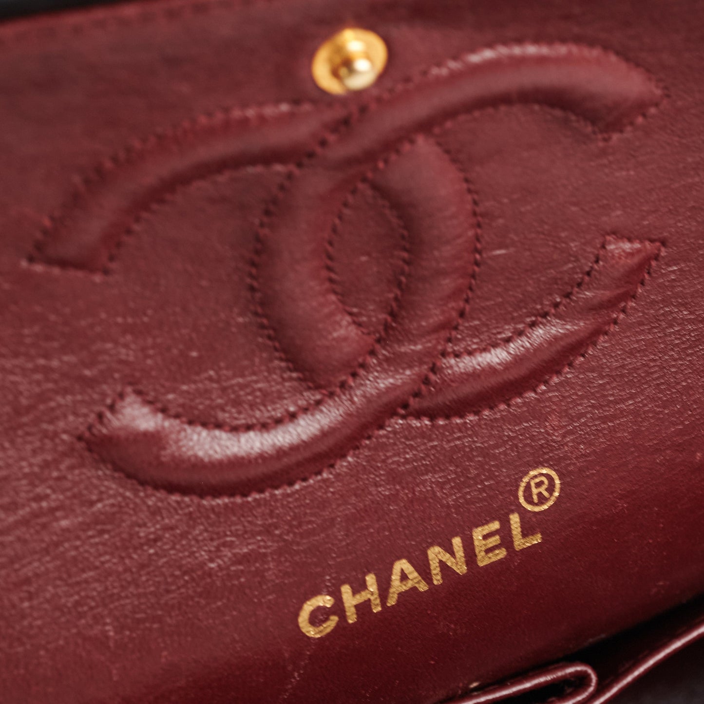 Chanel  Classic Medium/Large 24K Gold Black