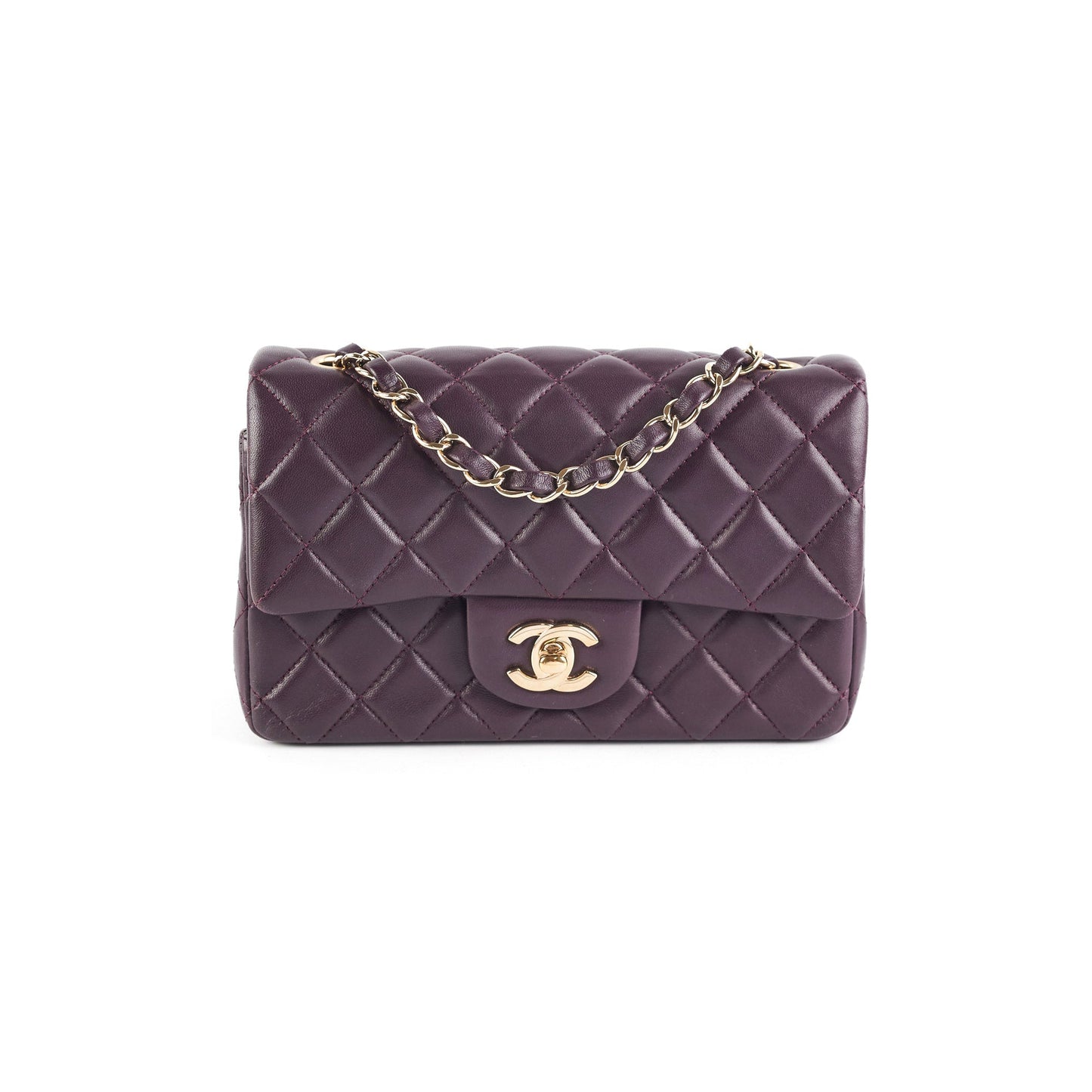 Chanel Mini Rectangular Purple