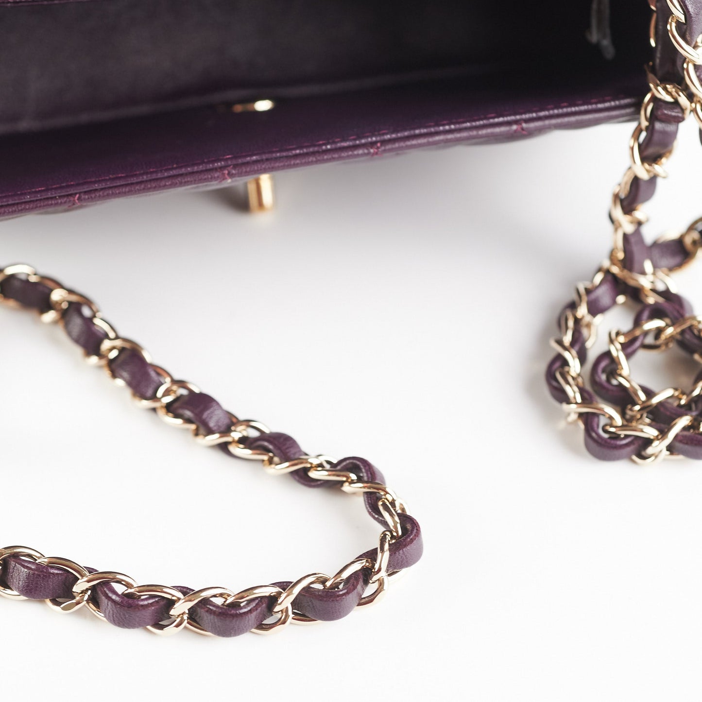 Chanel Mini Rectangular Purple