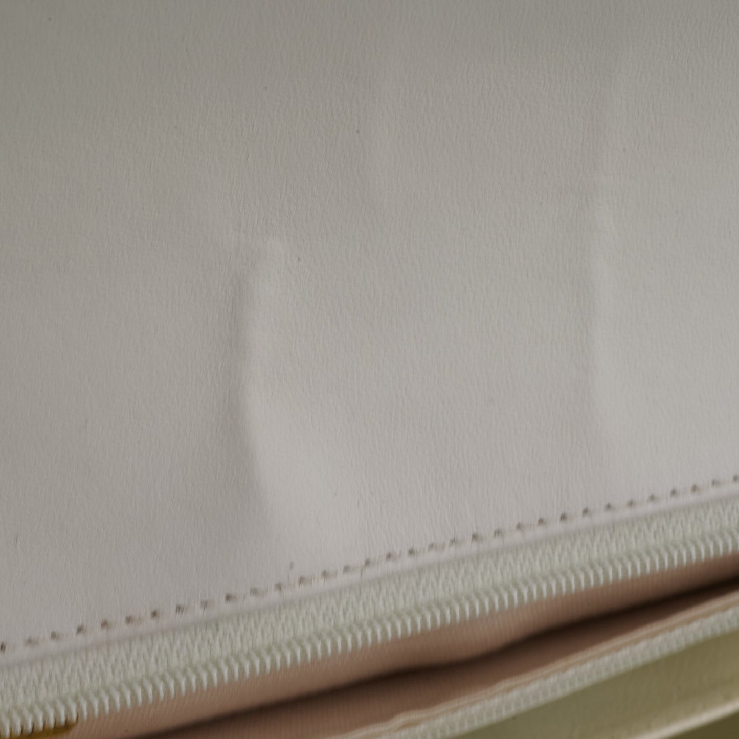 Chanel Quilted  Flap White 24K Gold