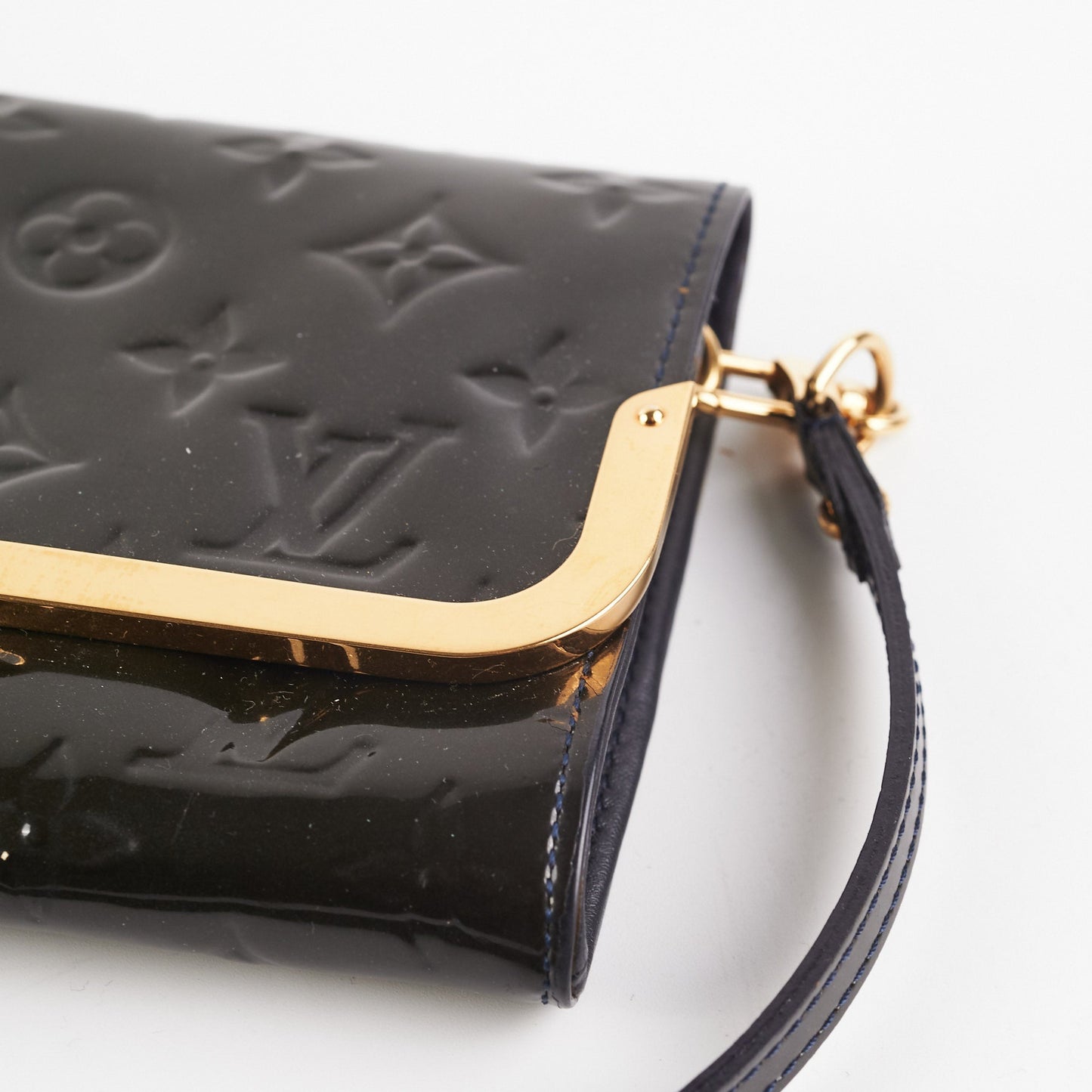 Louis Vuitton Vernis Cluch Bag Black