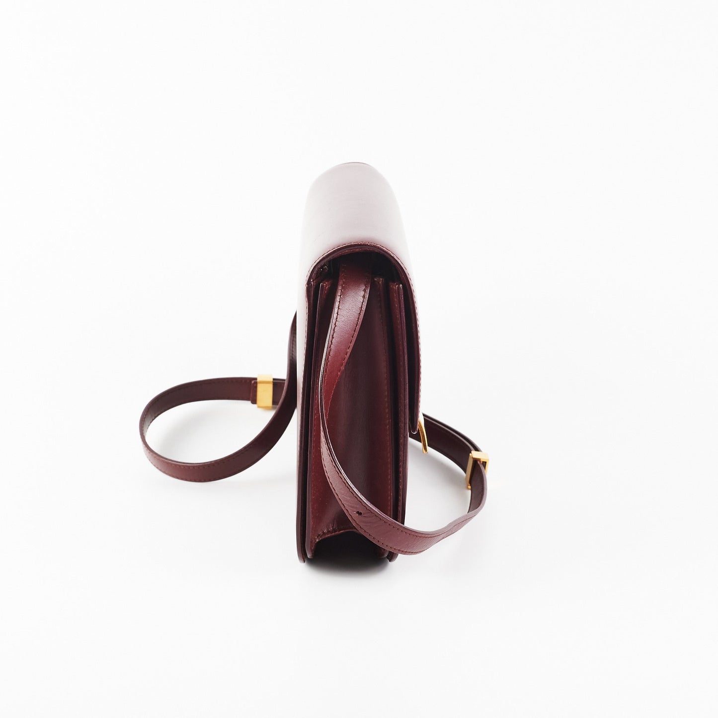 Luxury CELINE Box Medium Burgundy