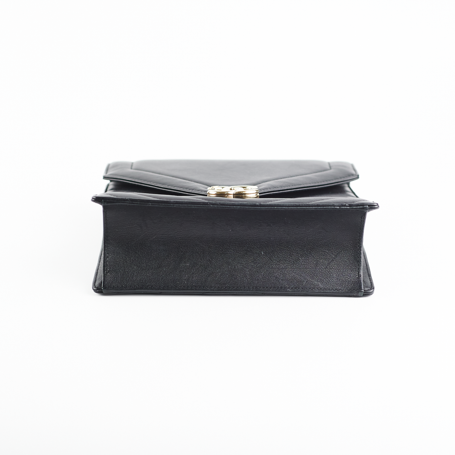 ITEM 5 - Chanel Chevron Crossbody Flap Bag Black