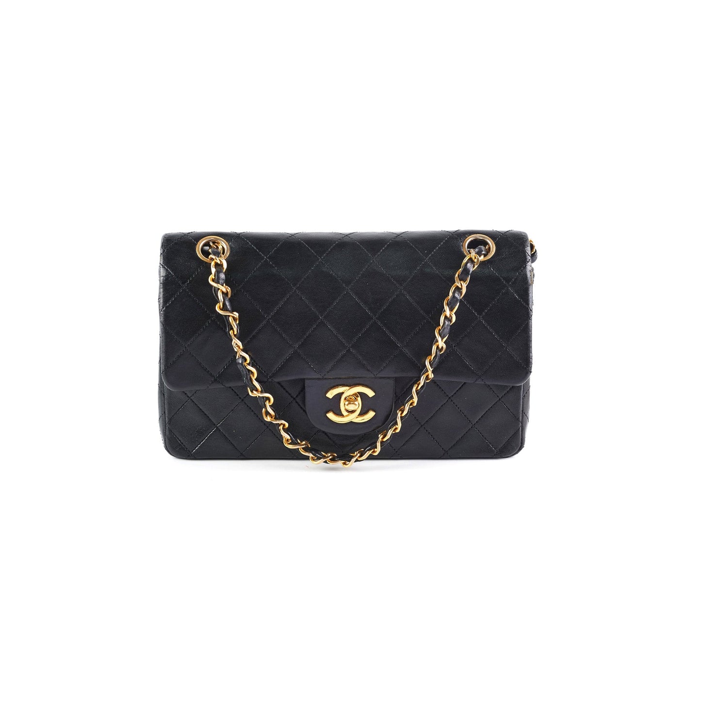 Chanel  Quilted Small Classic Flap Black