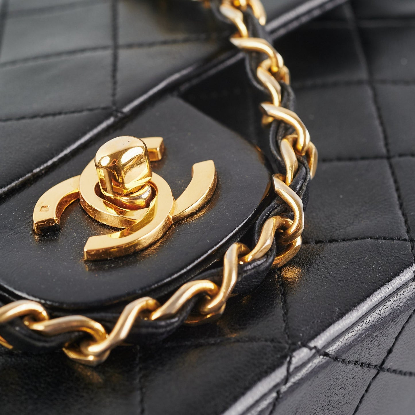 Chanel  Quilted Small Classic Flap Black