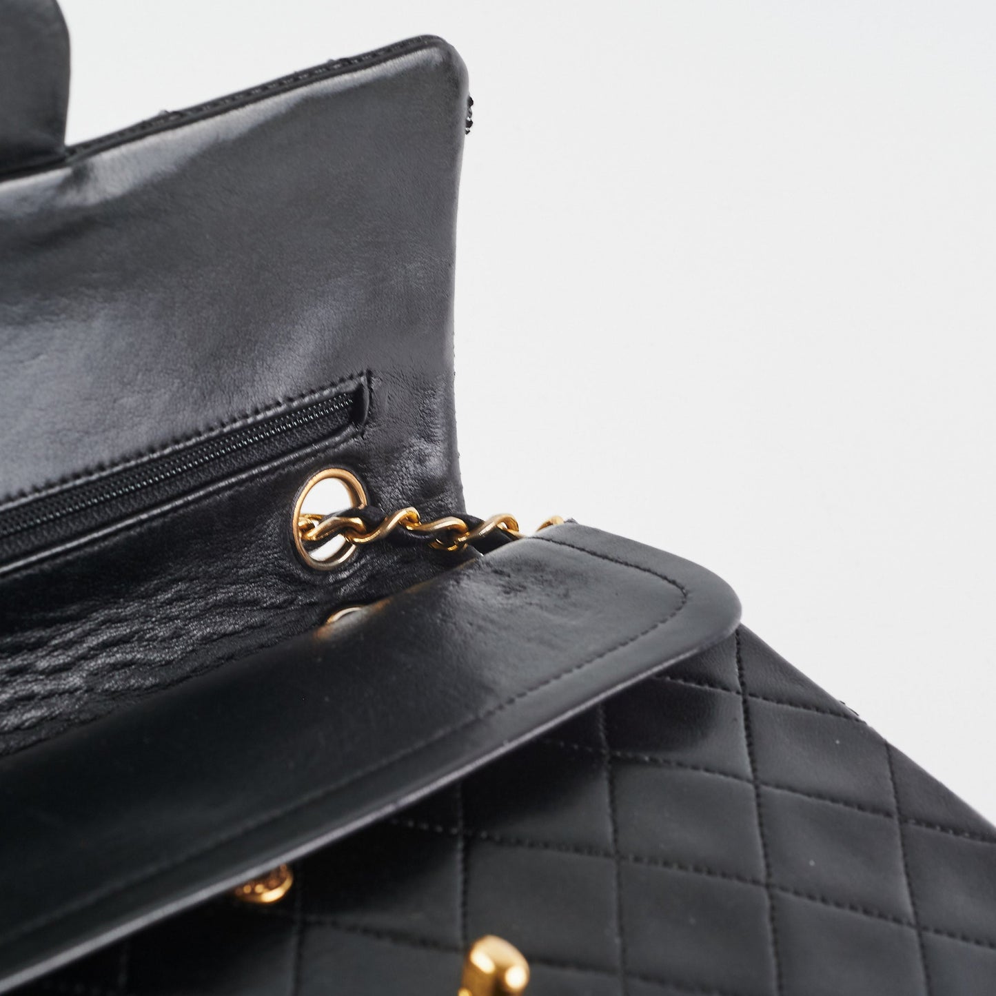 Chanel  Quilted Small Classic Flap Black