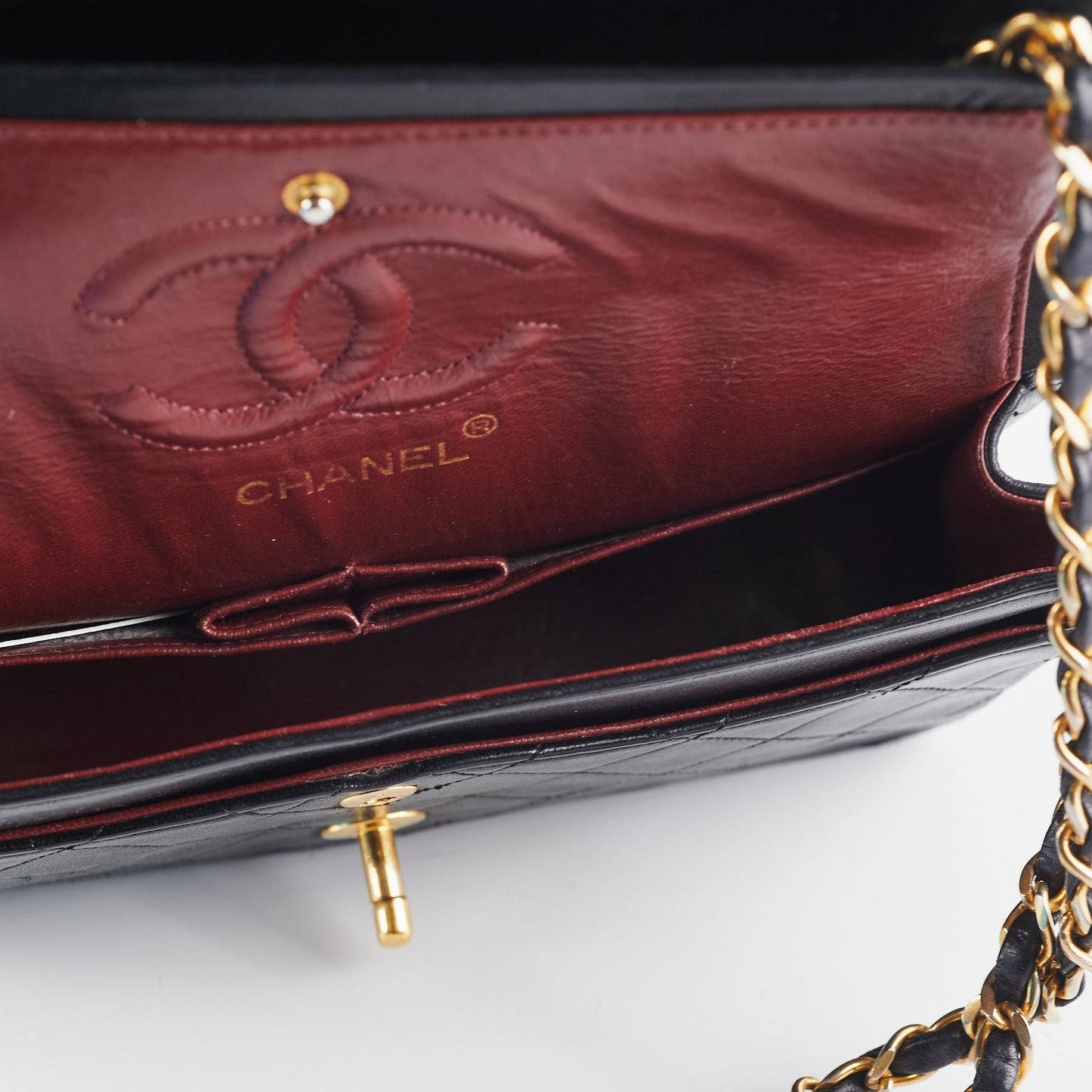 Chanel  Quilted Small Classic Flap Black