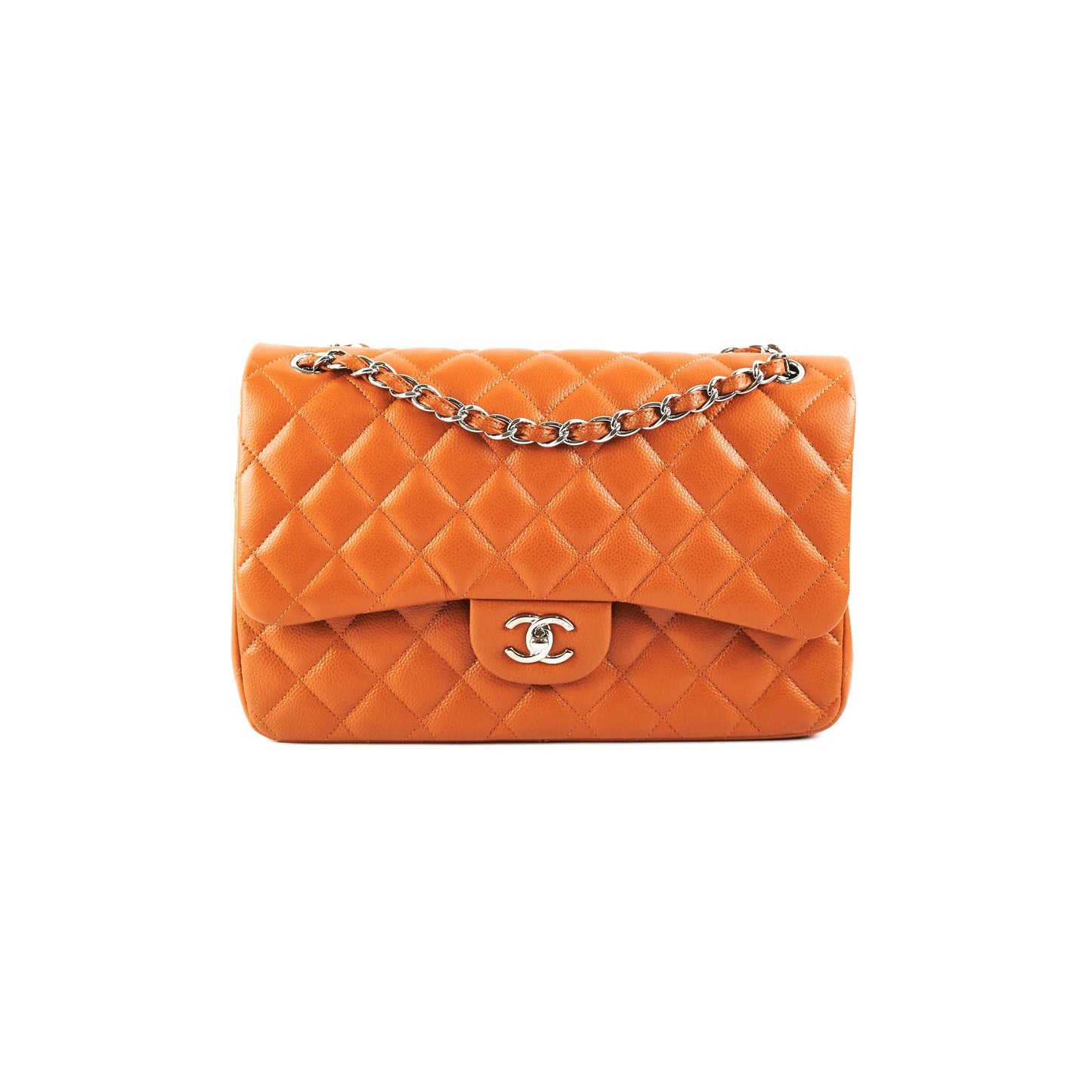 Chanel Jumbo Caviar Flap Brown