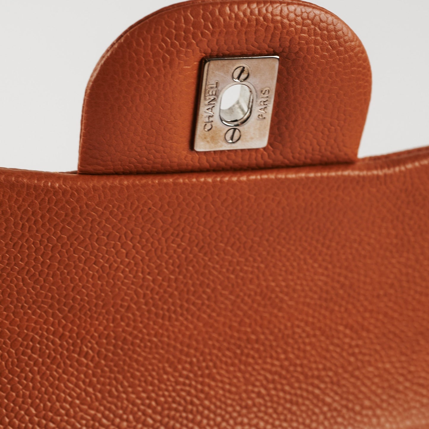 Chanel Jumbo Caviar Flap Brown