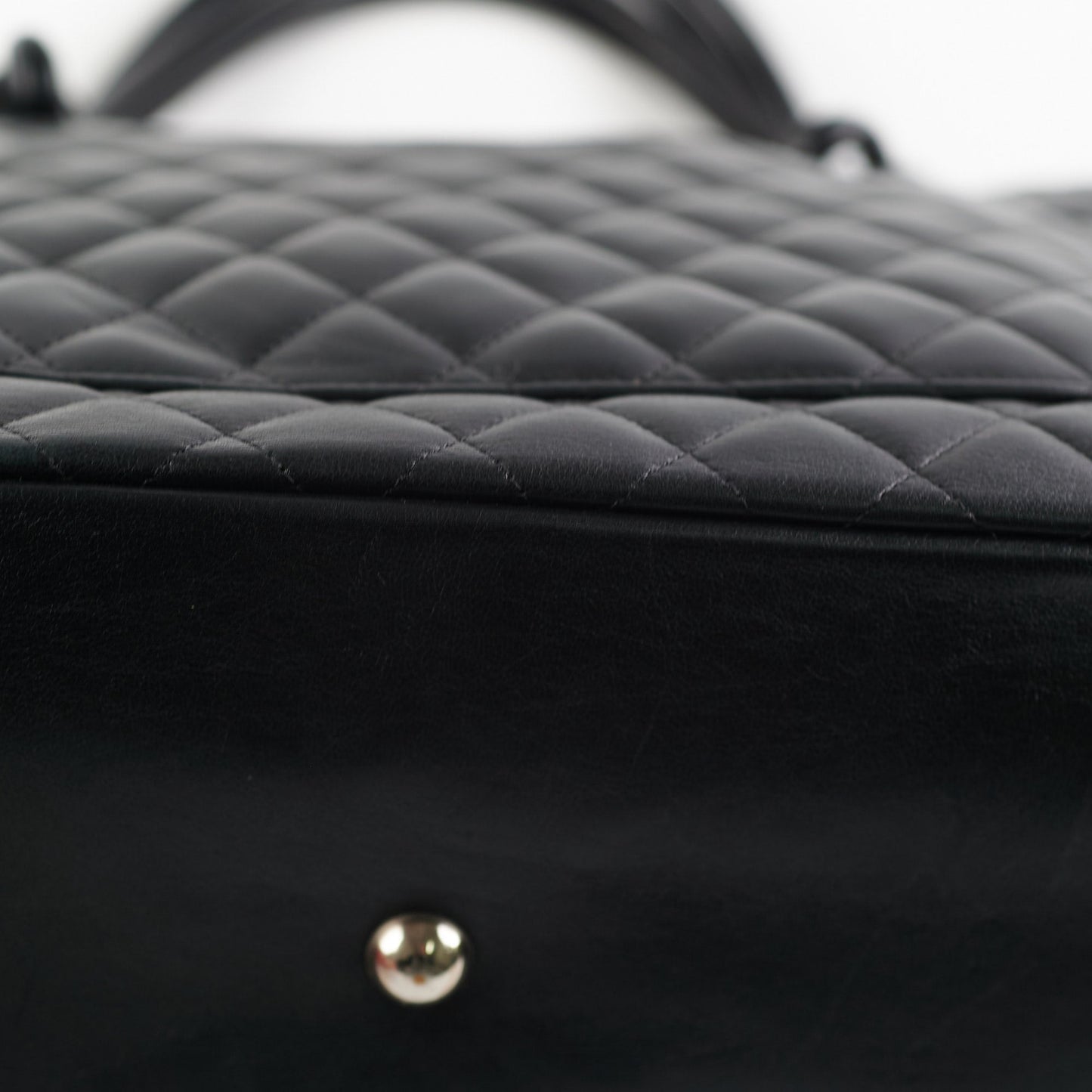 Chanel Cambon Black Lambskin Tote