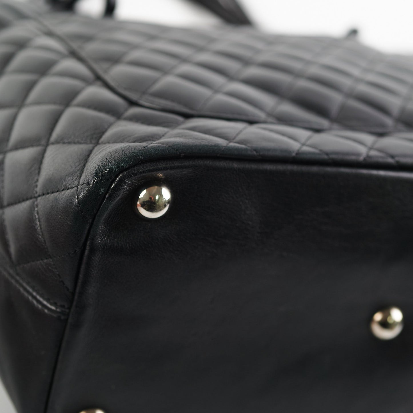 Chanel Cambon Black Lambskin Tote