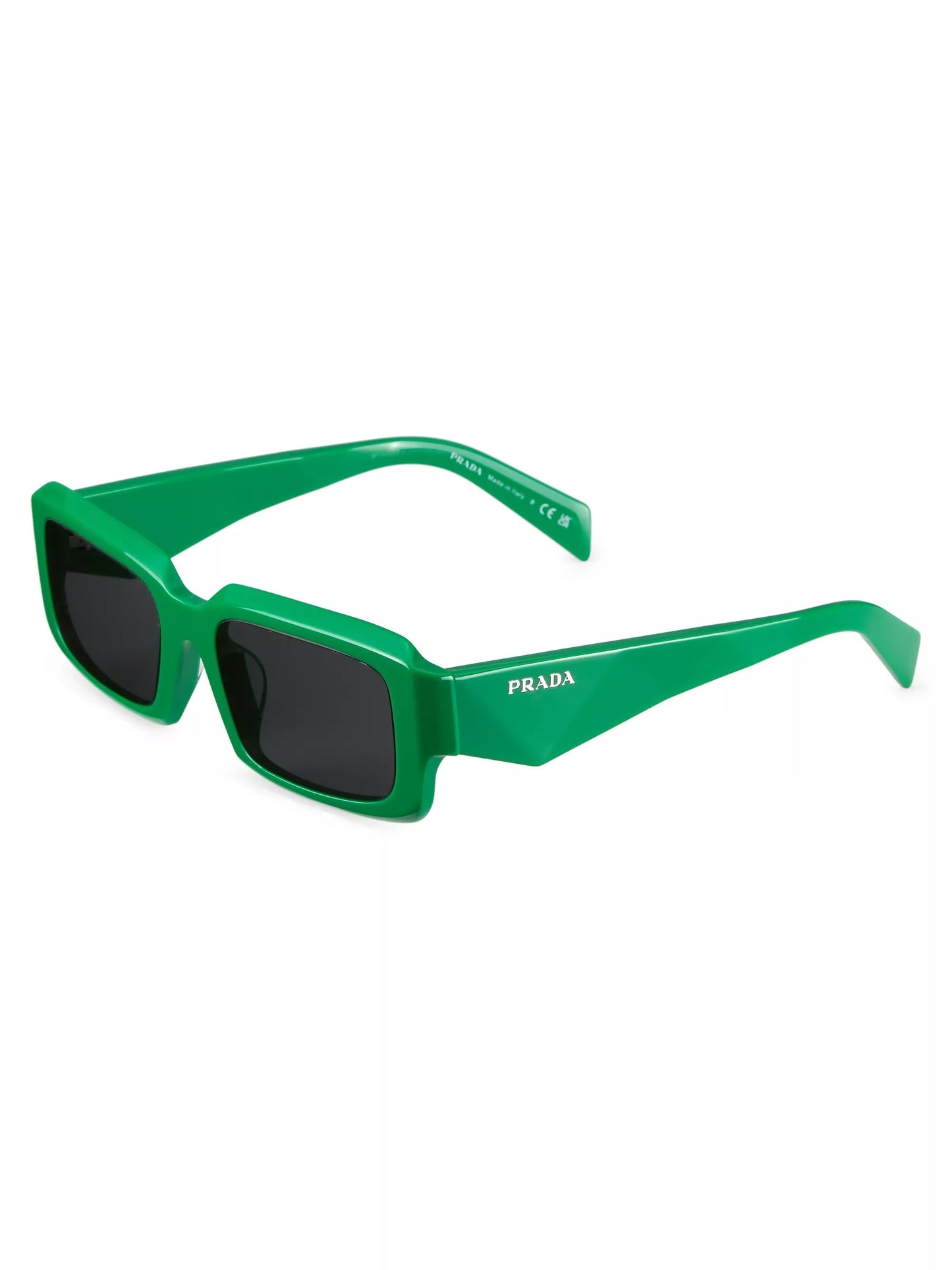 PRADA 55MM RECTANGULAR SUNGLASSES