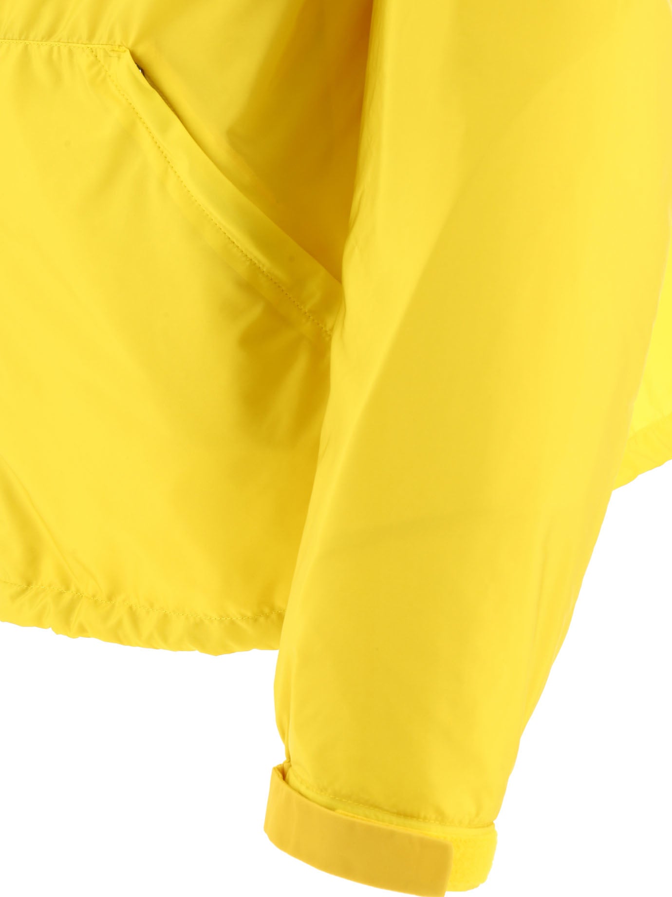 PRADA MEN'S HOODED NYLON JACKET