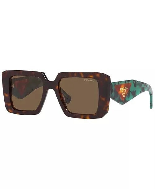 PRADA PR23YS GEOMETRIC TORTOISE SUNGLASSES