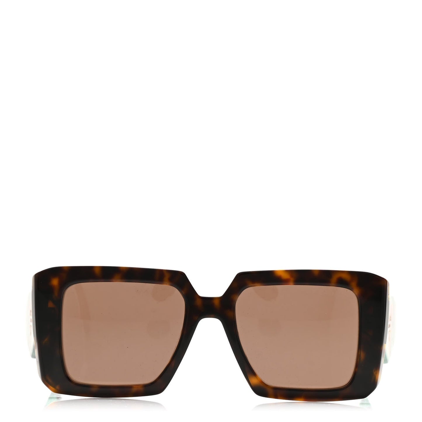 PRADA PR23YS GEOMETRIC TORTOISE SUNGLASSES