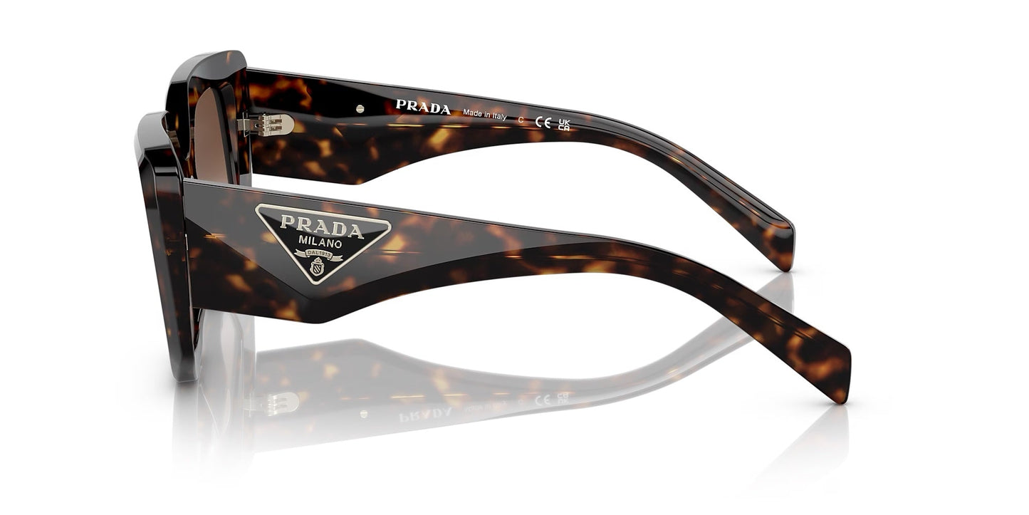 PRADA TORTOISE SQUARE SUNGLASSES PR14ZS