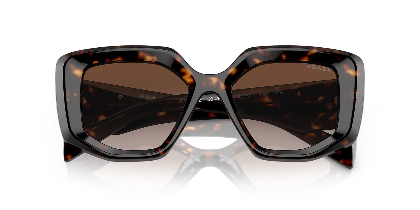 PRADA TORTOISE SQUARE SUNGLASSES PR14ZS