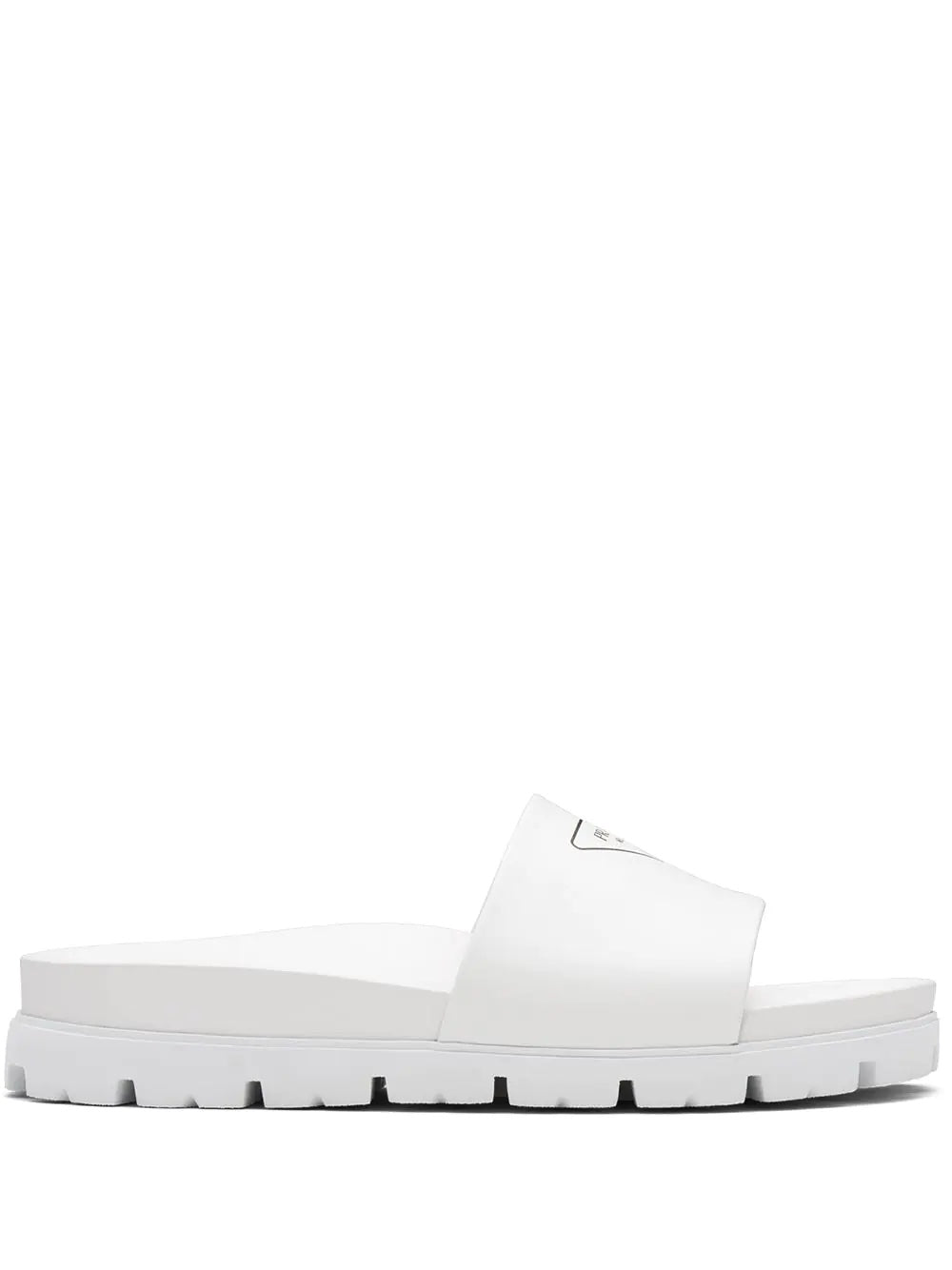PRADA SILK SCREEN LOGO PRINT SLIDES