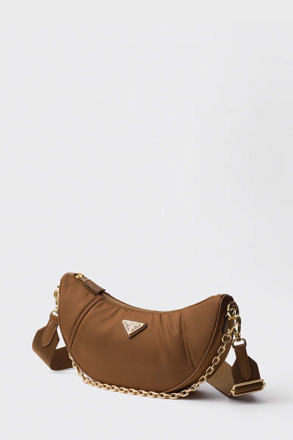 Prada Demi-Lune Re-Nylon Shoulder Bag