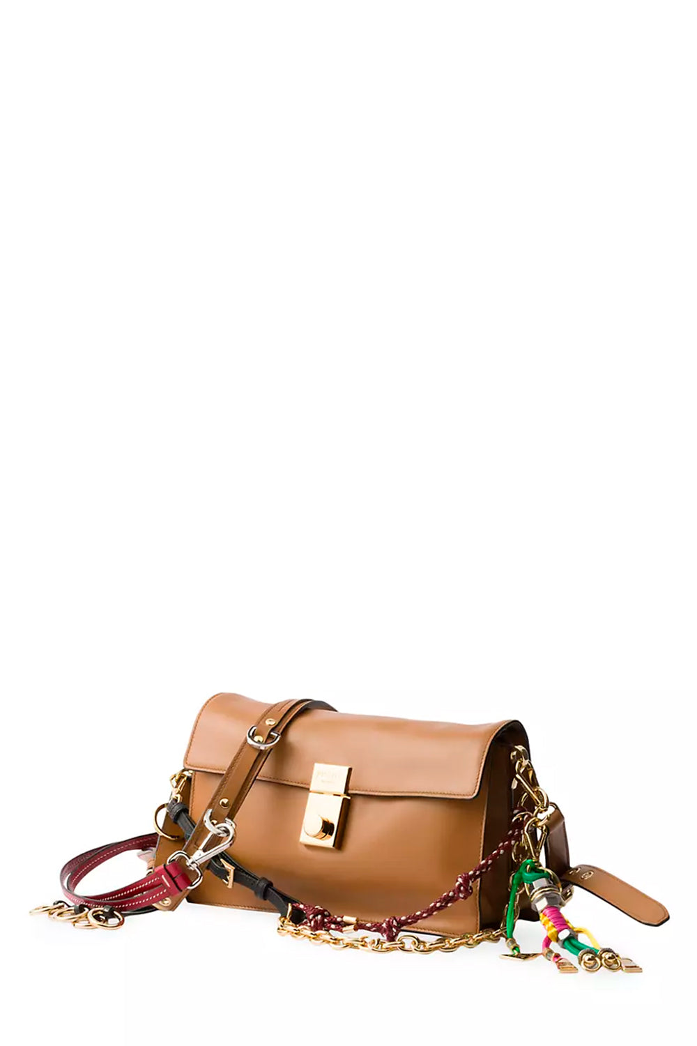 Prada Soft Sound Small Leather Shoulder Bag