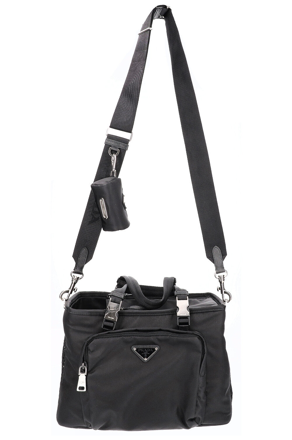 PRADA Pet Bag Re-Nylon Black