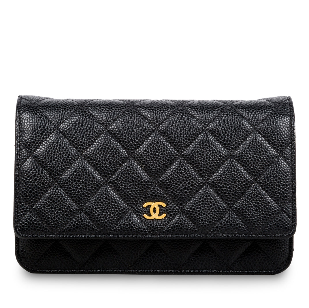 Chanel Wallet on Chain - Caviar - GHW