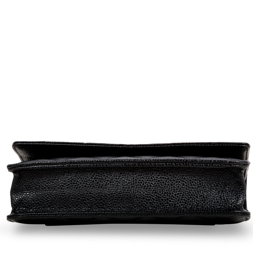Chanel Wallet on Chain - Caviar - GHW