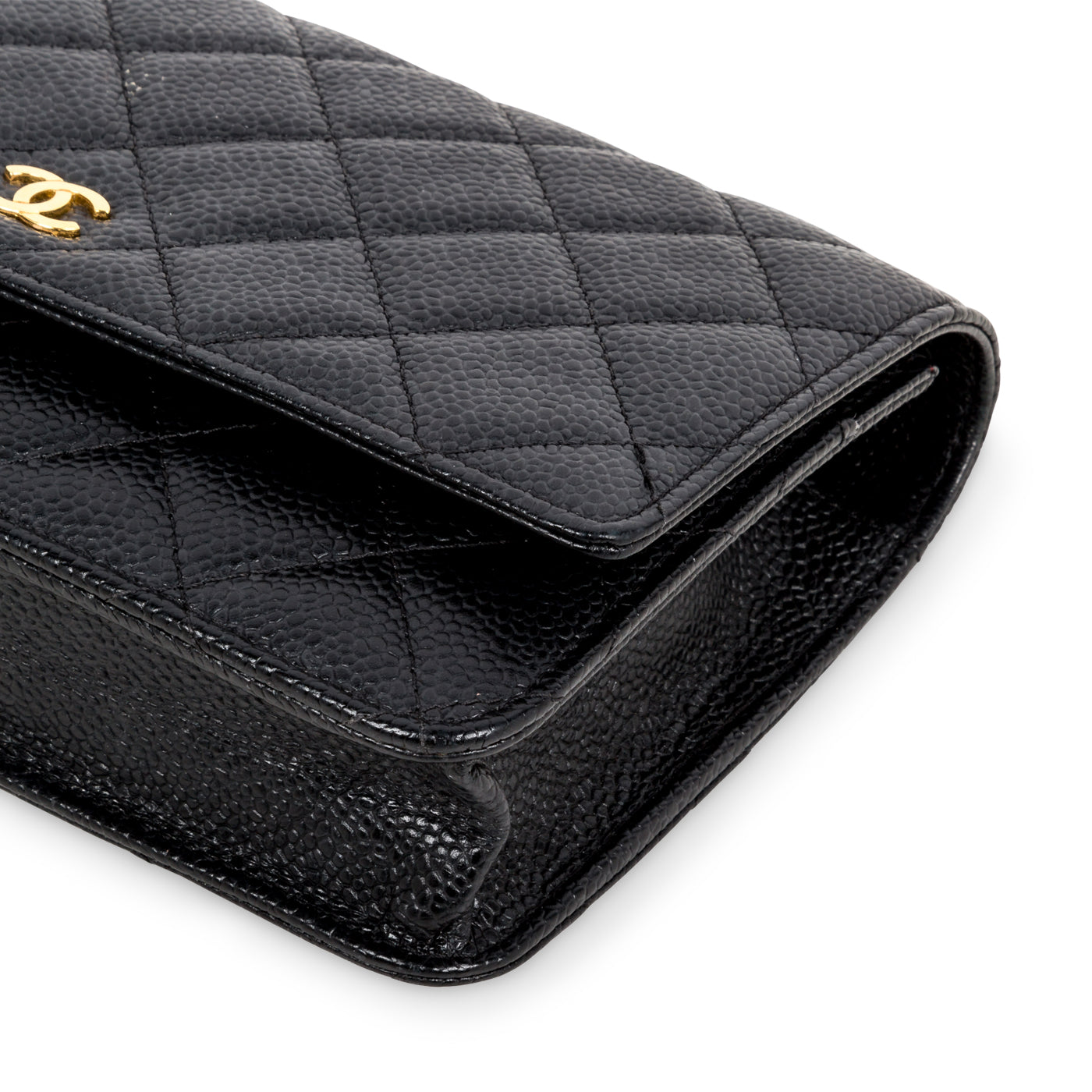Chanel Wallet on Chain - Caviar - GHW