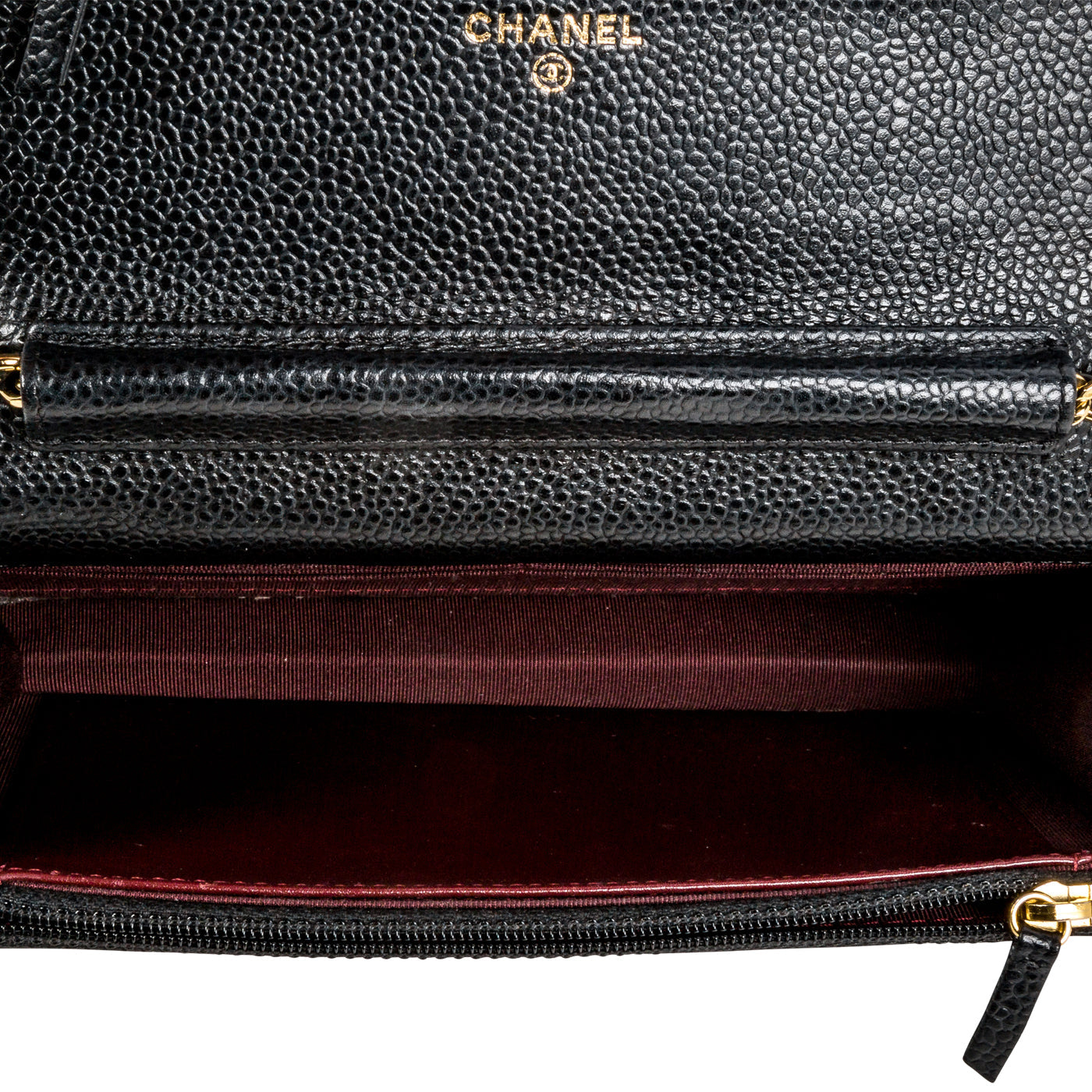 Chanel Wallet on Chain - Caviar - GHW