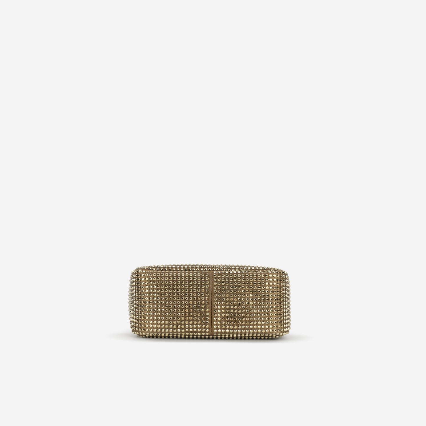 Saint Laurent Mini Le 5 a 7 - Gold Crystal Embellished Satin | Gold Hardware