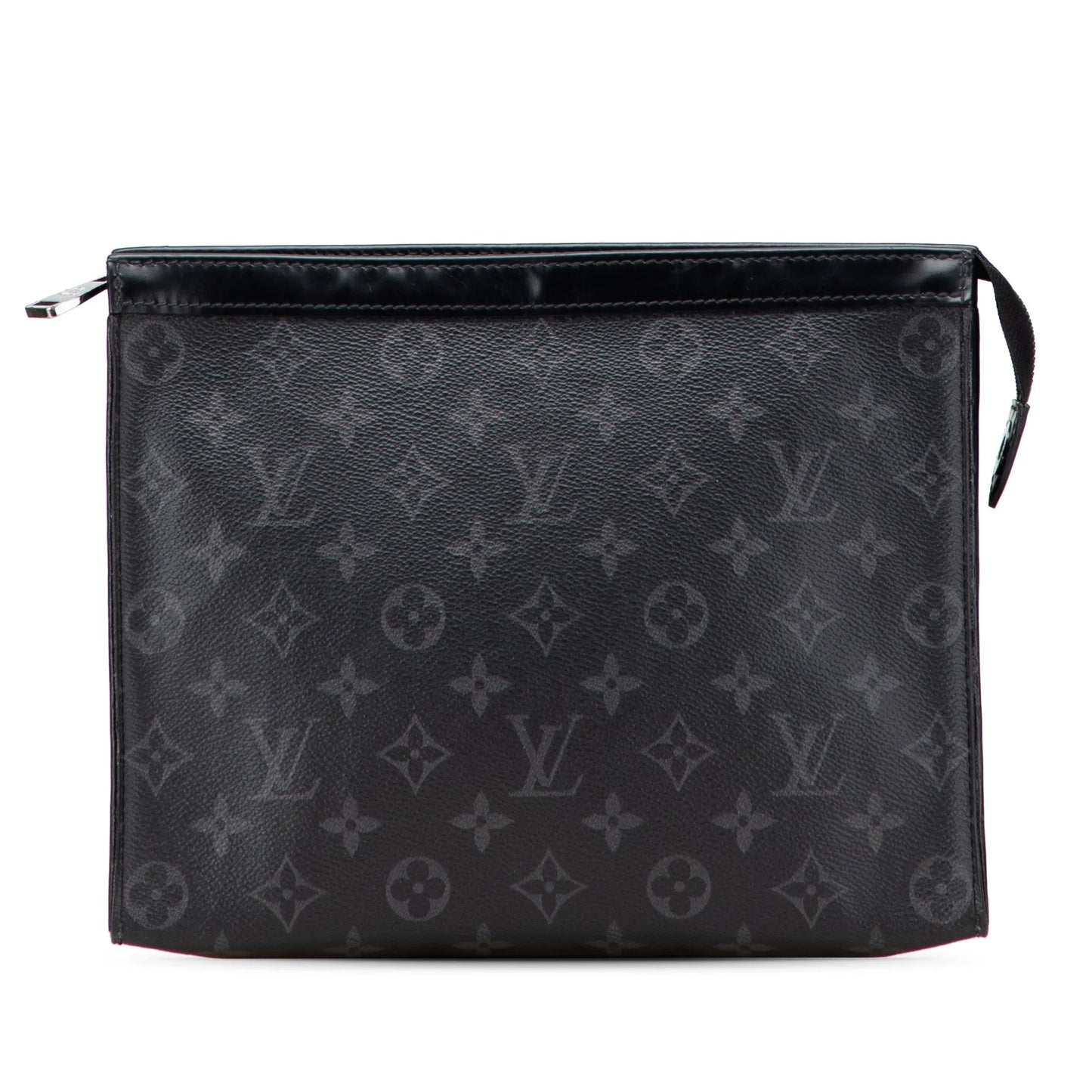 Black Louis Vuitton Monogram Eclipse Pochette Voyage MM Clutch Bag