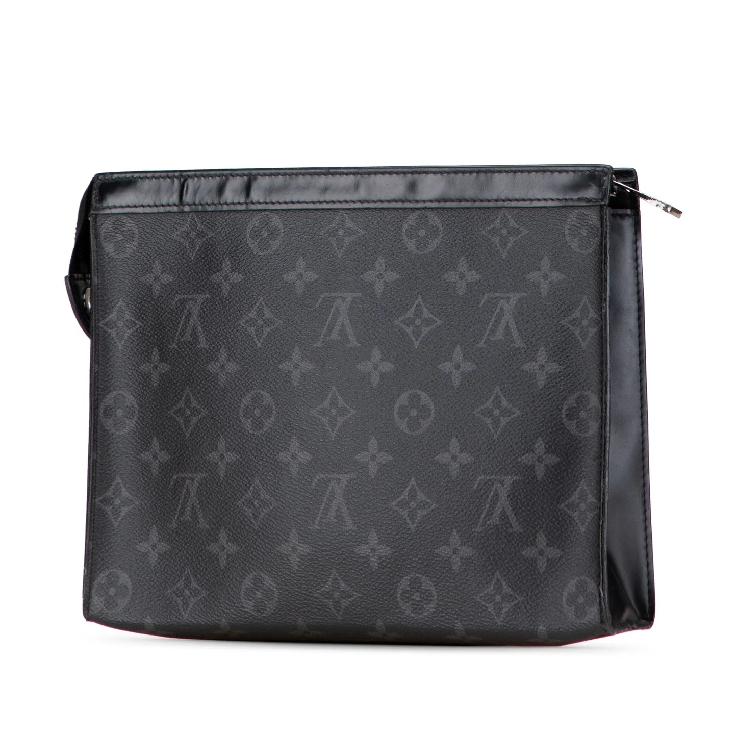 Black Louis Vuitton Monogram Eclipse Pochette Voyage MM Clutch Bag