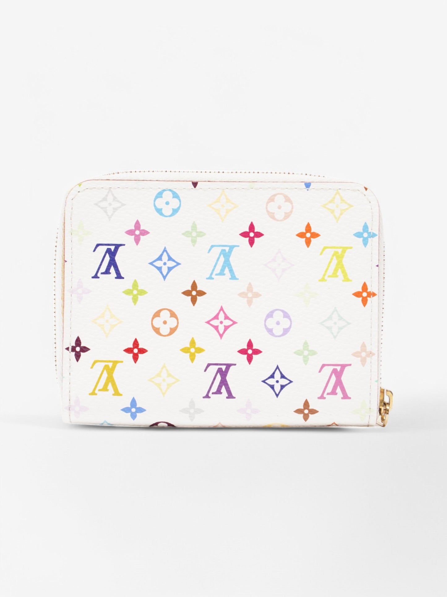 Louis Vuitton Coin Purse Monogram Multicolour / White Coated Canvas