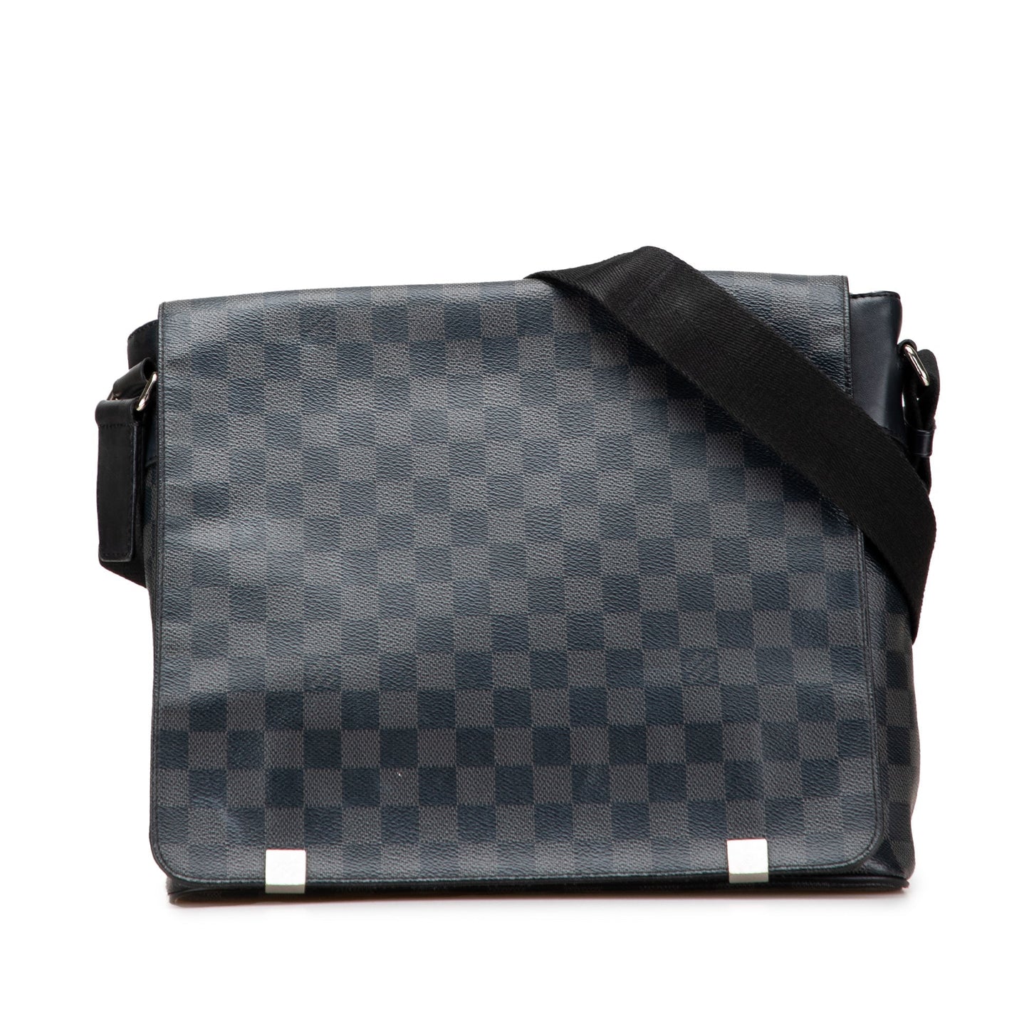 Black Louis Vuitton Damier Graphite District MM Crossbody Bag