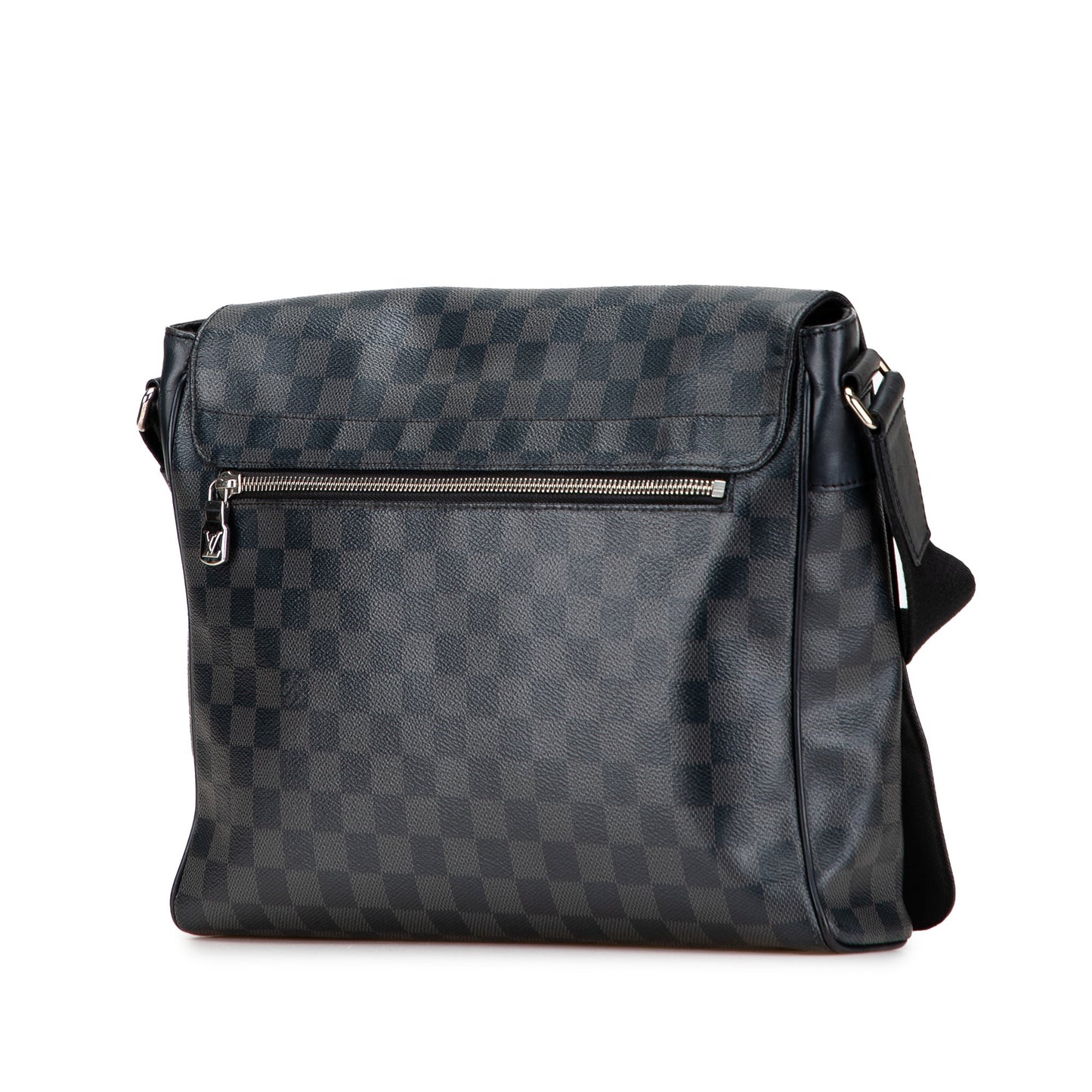 Black Louis Vuitton Damier Graphite District MM Crossbody Bag