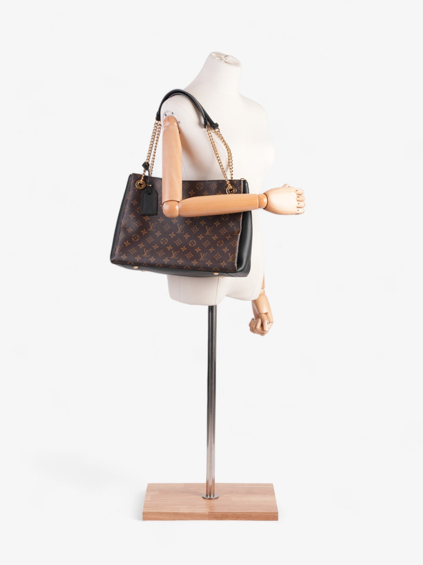 Louis Vuitton Serene Monogram / Black Coated Canvas MM
