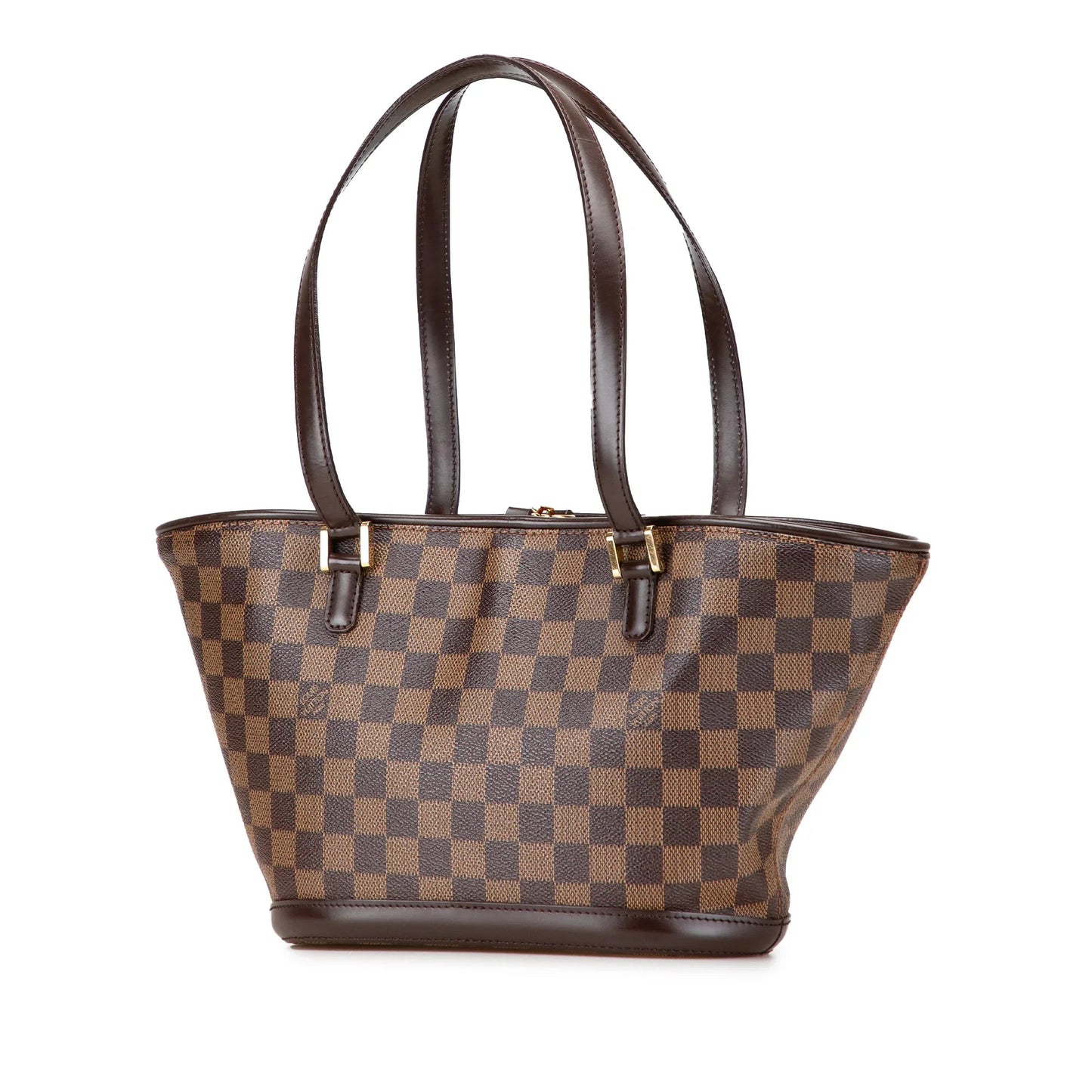 Brown Louis Vuitton Damier Ebene Manosque PM Shoulder Bag