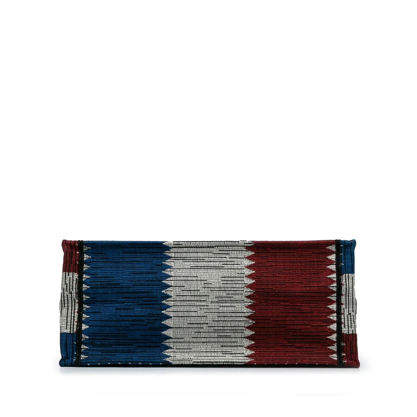 Blue Dior Large French Flag Book Tote