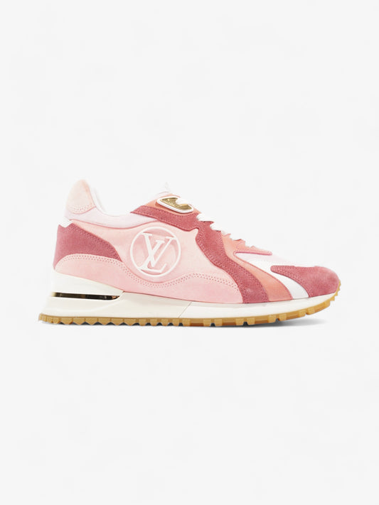 Louis Vuitton Run Away Pink / White Suede EU 38 UK 5