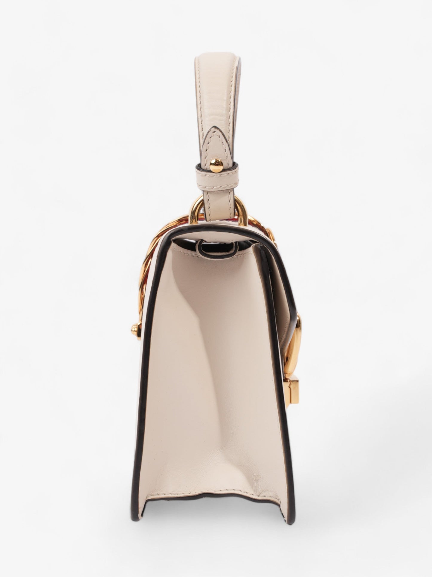 Gucci Sylvie White / Blue / Red Leather Mini