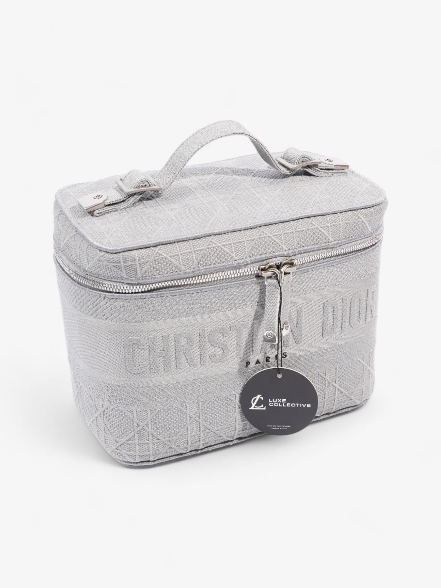 Christian Dior DiorTravel Vanity Case Grey Oblique Canvas