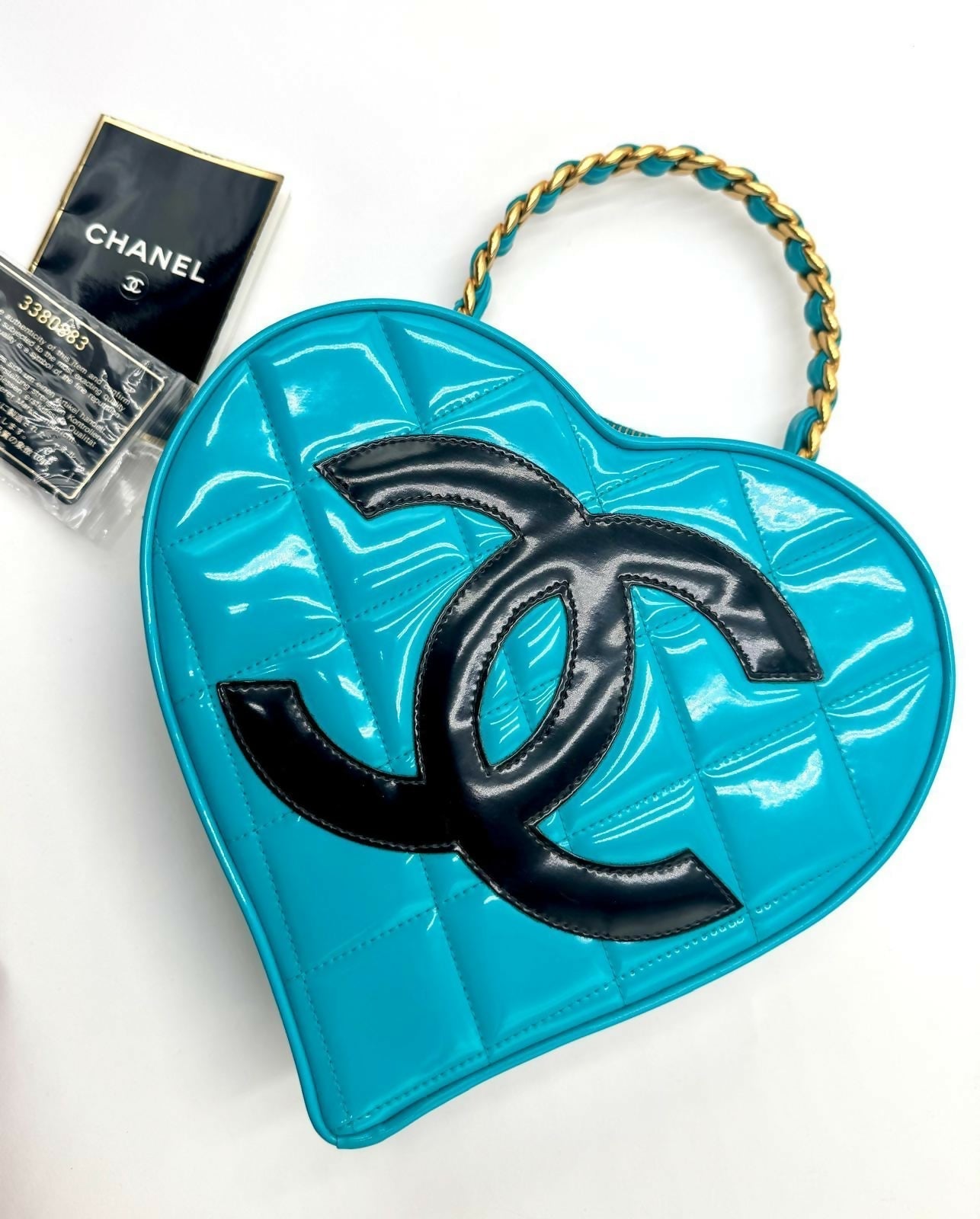 Chanel 1995 Barbie Heart Vanity Bag
